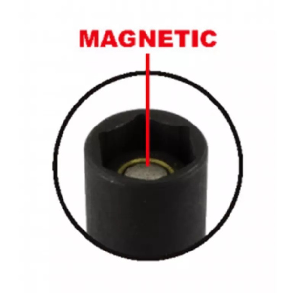 Головка торцевая ударная глубокая с магнитом Licota AG3012L (3/8", 6 гр., 12 мм)