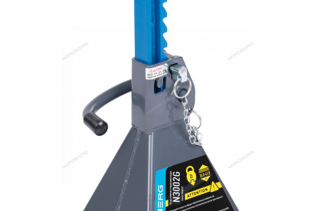 Подставка страховочная с опорными пластинами NORDBERG N3002G (2 т, комплект 2 шт.)