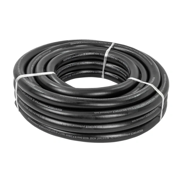 Шланг резиновый армированый бензо-маслостойкий 16х25.5ммх10м(повышенная гибкость и сопротивление к излому,раб.давл.20bar,max60bar,-30C°+70C°,DIN20018)