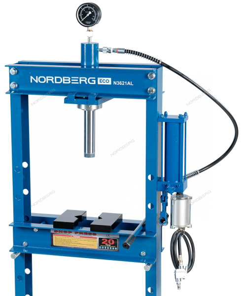 Пресс гидравлический NORDBERG N3621AL, 20 т, разборная рама
