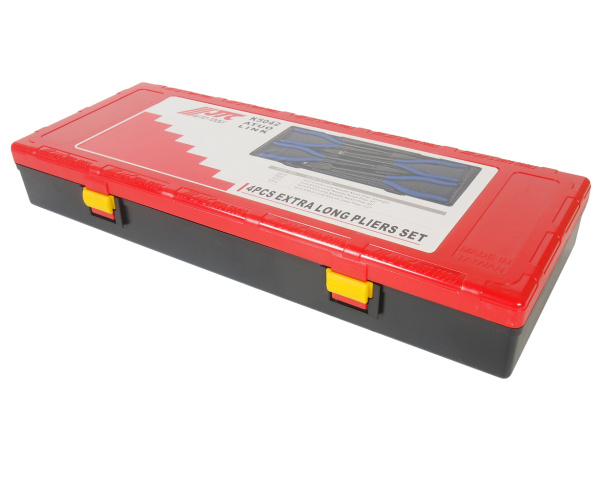 Набор инструментов слесарно-монтажный JTC K5042 (клещи удлиненные, 4 предмета в кейсе)