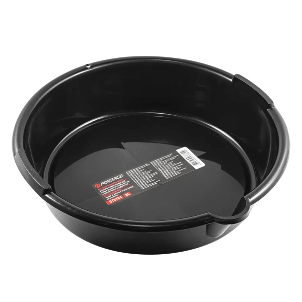 Емкость пластиковая круглая для слива отработанного масла и технических жидкостей 6л Емкость пластиковая круглая для слива отработанного масла и технических жидкостей 6л