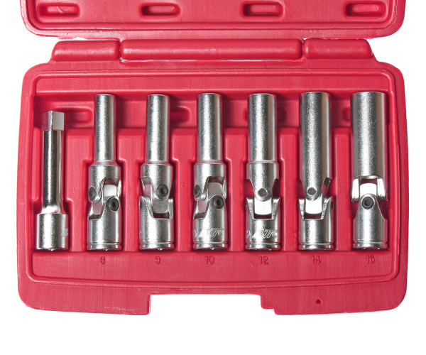 Набор съемников свечей накаливания для дизельных двигателей JTC 4737 (3/8", 8-16 мм, 7 предметов)