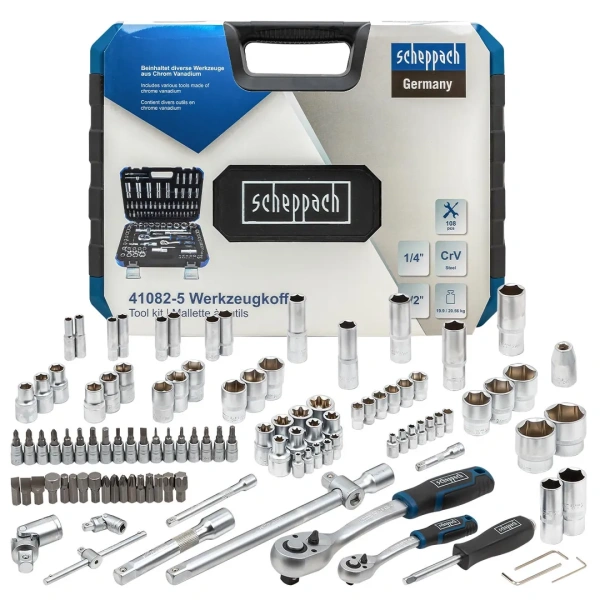 Набор инструментов 108пр. 1/4'', 1/2''(6-гр.) (4-32мм)