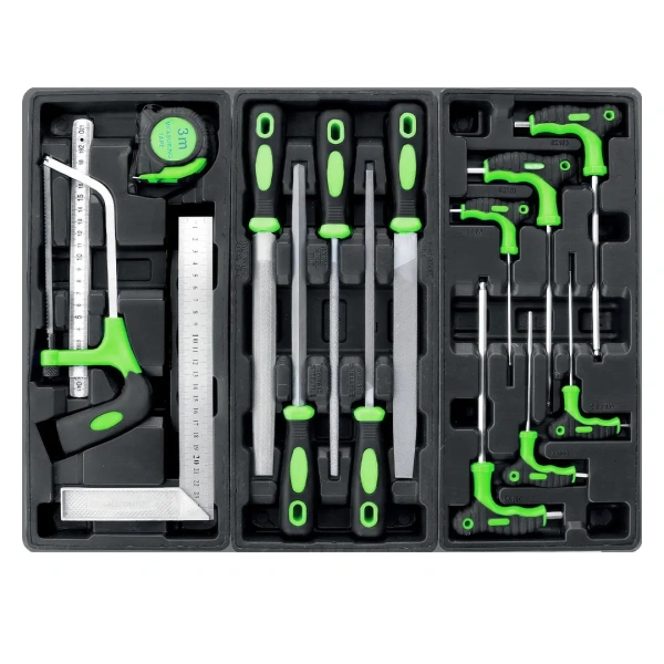 Тележка инструментальная 7-и полочная с набором инструментов 272пр