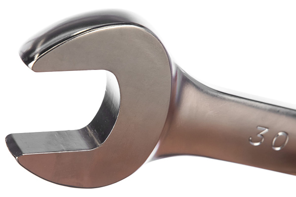 Ключ комбинированный с трещоткой 30 мм МАСТАК 021-30030H