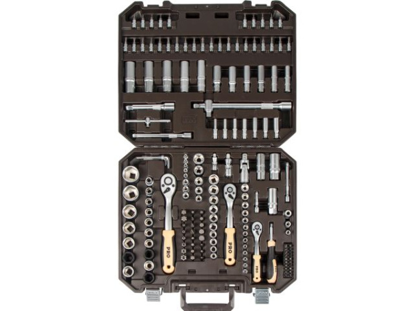 Набор головок и бит 171пр. 1/4",3/8",1/2" PRO STARTUL DAKAR (PRO-171DK)