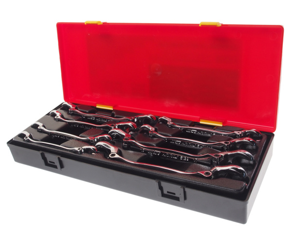 Набор ключей разрезных шарнирных JTC K6086 (8 предметов)