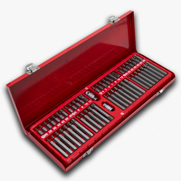 Набор вставок-бит ROSSVIK ST098 (54 предмета)