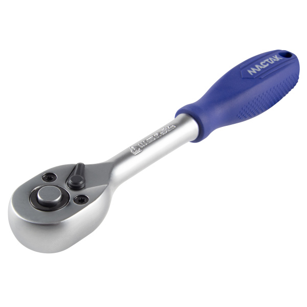 Трещотка МАСТАК 010-21626H, 1/4", 72 зубца, флажковая с кнопкой