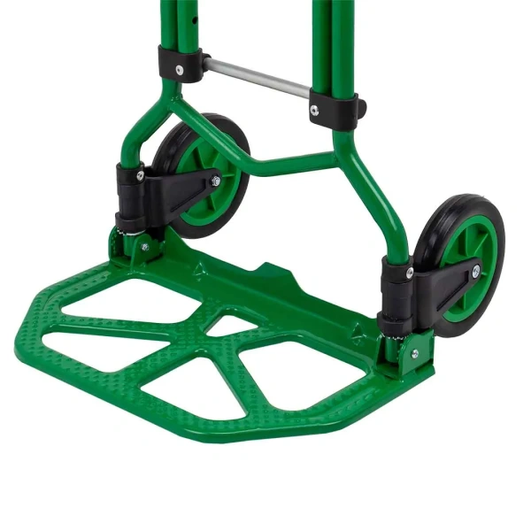 Тележка ручная складная с телескопической ручкой (г/п60кг,370х380х960мм-в разложенном полож.,235х380-рабочая площадка, 135мм-Ø колес)