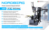 Станок шиномонтажный NORDBERG 4633 с автоматической монтажной головкой, серый (до 30"), автомат