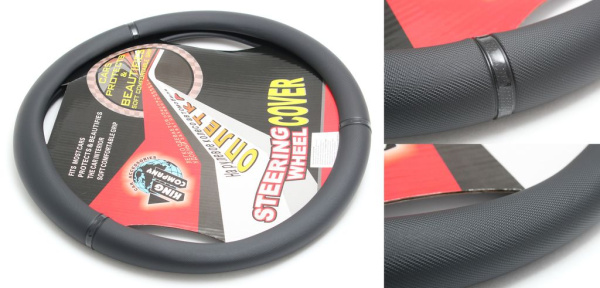 Чехол руля TB-70203 BK-M (2739)