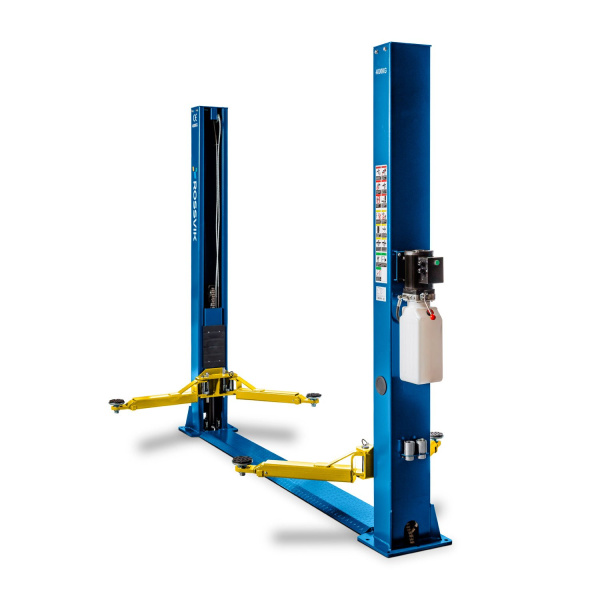 Автоподъемник двухстоечный ROSSVIK T4Е (4т, 220В/380В, синий/чёрный)