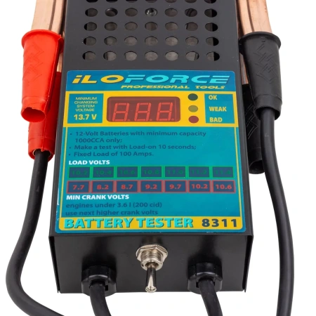 Тестер аккумуляторных батарей цифровой 12V, 100A, 200Ah