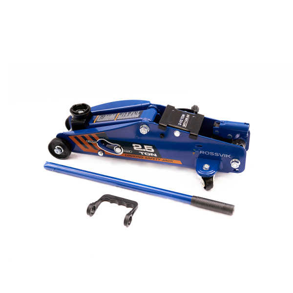 Домкрат подкатной ROSSVIK V2.5 TH22501С (г/п 2,5 т, 140-387 мм, в кейсе)