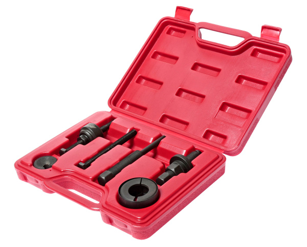 Набор съемников шкивов насоса гидроусилителя руля JTC 1803 (6 предметов в кейсе)