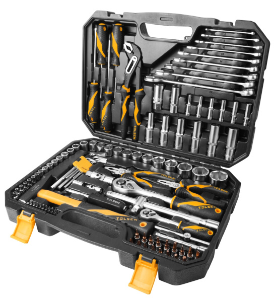 Набор инструментов универсальный 116 предметов TOLSEN TT85354