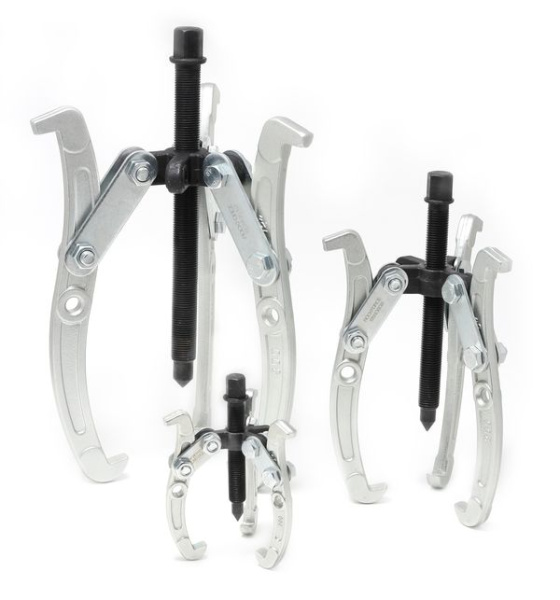 Съемник двух-трехзахватный переставной 6''(Ø захвата 20-150мм, глубина захвата 155мм, длина лап 173мм, ширина лап 17мм, лапы S-образные)