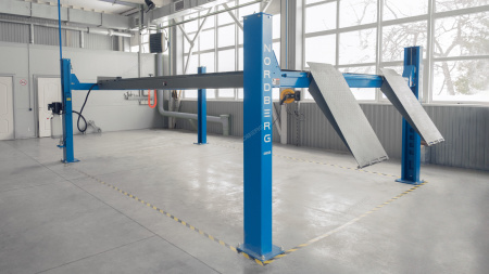 Подъемник четырехстоечный NORDBERG 4465B (6,5 т, для сход-развала, синий)