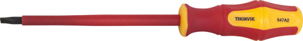 Отвертка шлицевая диэлектрическая Thorvik SDLI410