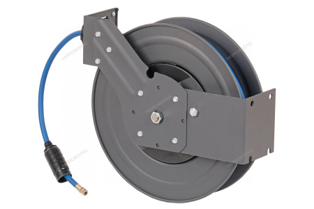 Шланг воздушный на стальной катушке гибридный ПВХ диаметр 08х12 мм 20 м NORDBERG HR0820RPVC