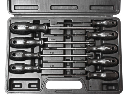 Набор отверток TORX JTC 3301 (T8х100 мм-T40х150 мм, 9 предметов)
