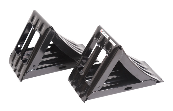 Башмак противооткатный металлический для грузовых а/м с ручкой (длина - 320мм, ширина - 155мм, высота - 190мм), к-т 2шт