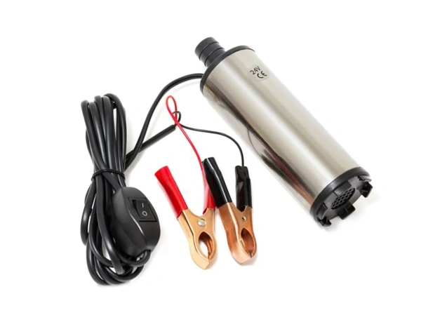 Насос для перекачки топлива (24V, 60W, 30л/мин, Ø51мм, Ø выходного отв. 19мм)