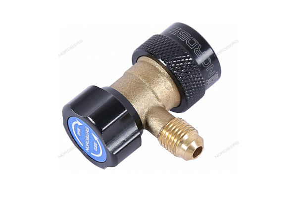 Муфта быстросъемная R134a NORDBERG NFA4L (низкое давление, синяя)