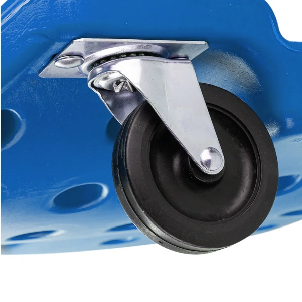 Лежак пластиковый подкатной на 6-ти колесах