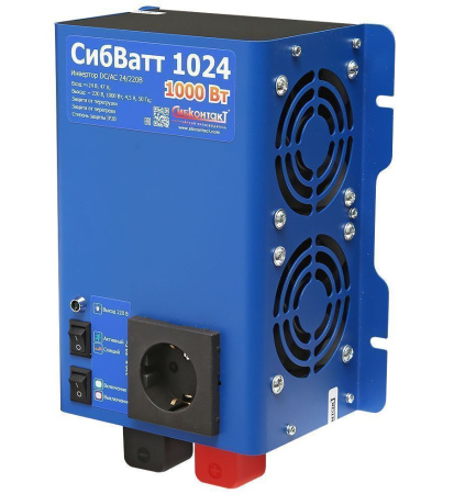 СибВатт 1024 инвертор, преобразователь напряжения DC/AC, 24В/220В, 1000Вт