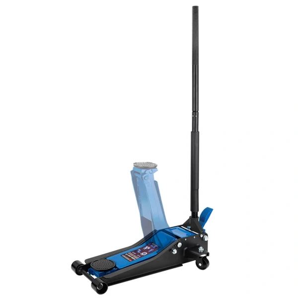 Домкрат подкатной гидравлический двухпоршневой 4т (h min 75мм, h max 505мм)