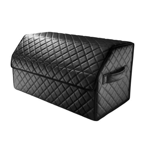 Органайзер автомобильный из экокожи, размер M 50х30x30 (Черный)
