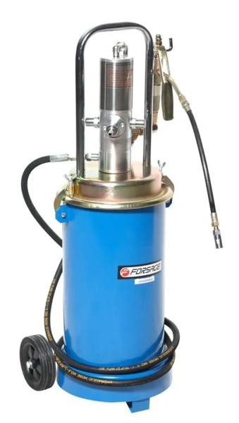 Пневматический перекатной нагнетатель смазки под закладку 17кг(50:1, производительность: 0-0.8 л/мин, давление смазки: 400bar)