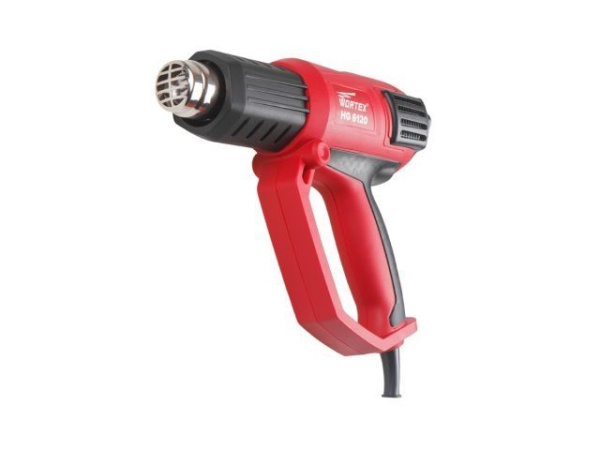 Термовоздуходувка WORTEX HG 6120 в кор. + набор сопл 2000 Вт, 3 режима., 50-600 °С