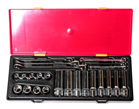 Набор инструментов TORX JTC K4241 (ключи E6-E24, головки E10-E24, 24 предмета в кейсе)