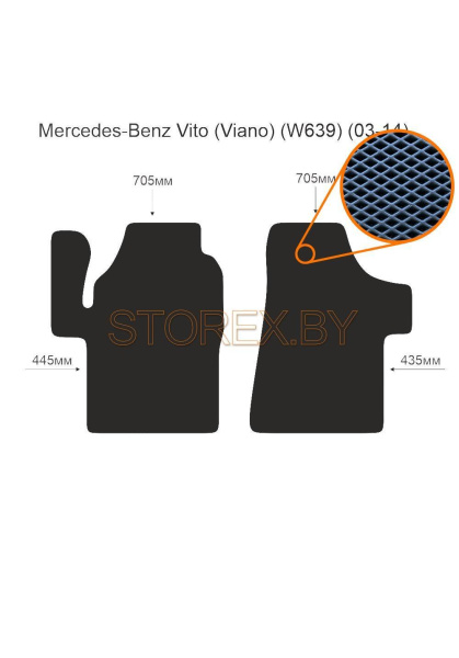 Mercedes-Benz Vito (Viano) (W639) (03-14) copy
