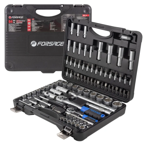 Набор инструмента 94пр. 1/4''&1/2''(6-гран.)(4-32мм)