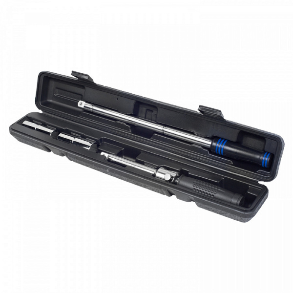 Ключ баллонный крестообразный 1/2", 17, 19, 21, 23 мм, кейс, разборный МАСТАК 028-42079C