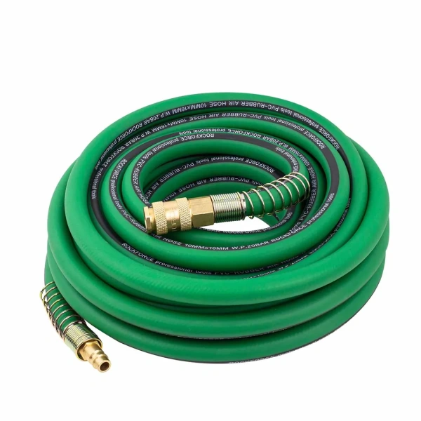 Шланг резиновый воздушный армированный с фитингами 10мм х 16мм х 10м