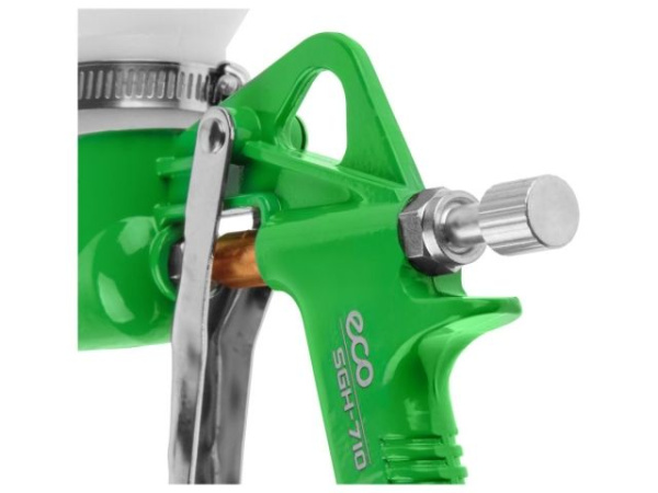 Краскораспылитель ECO SGH-710 (HP, сопло ф 4, 6, 8 мм, верх. бак 5000 мл)