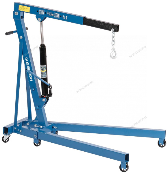 Кран гидравлический складной 1 тонна NORDBERG N3710