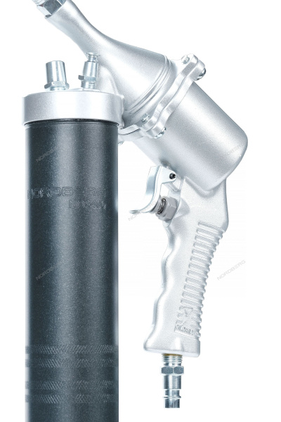 Шприц плунжерный пневматический для густой смазки, 400 мл NORDBERG NO3400