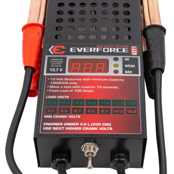 Тестер аккумуляторных батарей цифровой 12V, 100A, 200Ah