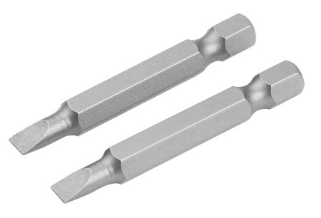 Набор вставок (бит) торцевых 1/4" Slotted 4х0,5 мм 50 мм 2 предмета TOLSEN TT20302