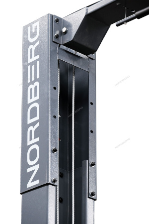 Подъемник двухстоечный с верхней синхронизацией NORDBERG N4124HM-4,5G (4,5 т, 380 V)