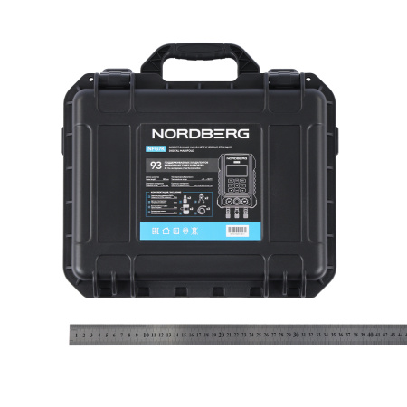 Коллектор манометрический электронный NORDBERG NFG7K со шлангами и муфтами в кейсе