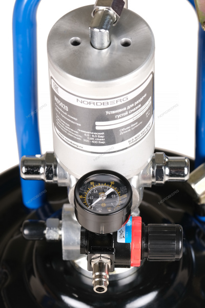 Установка пневматическая для раздачи густой смазки с баком NORDBERG NO5020 (20 л)