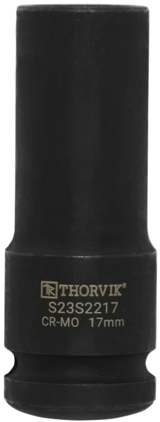 Головка торцевая ударная глубокая 12-гранная Thorvik S23S2219 (1/2"DR, 19 мм)